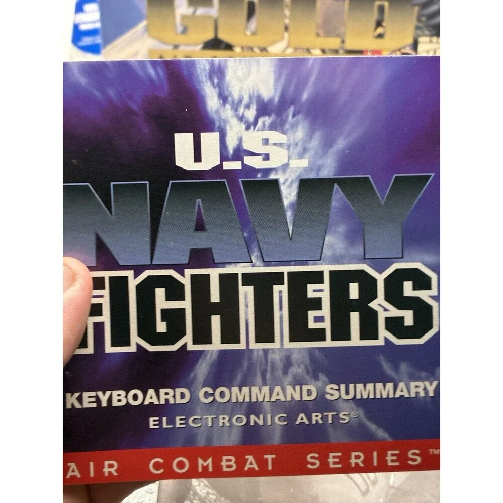 U.S. Navy Fighters Gold: Pre-Owned PC Game 1995 W/ Original Receipt And Inserts